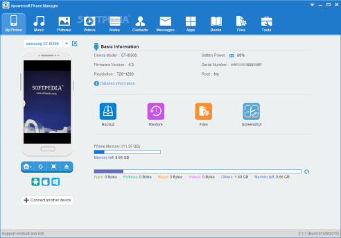 Apowersoft phone manager pro