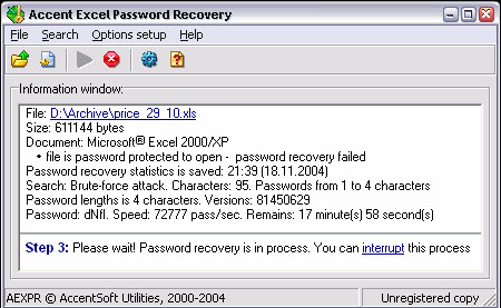 Accent zip password recovery serial key free