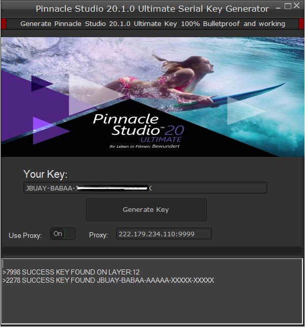 pinnacle studio 15 activation key