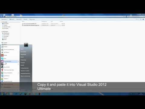Visual Studio Ultimate 2012 Serial Key